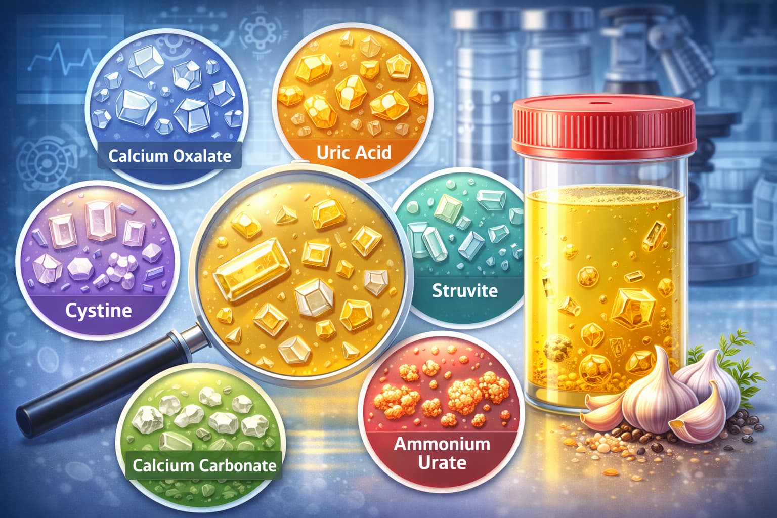 Types of Crystals in Urine and Their Significance