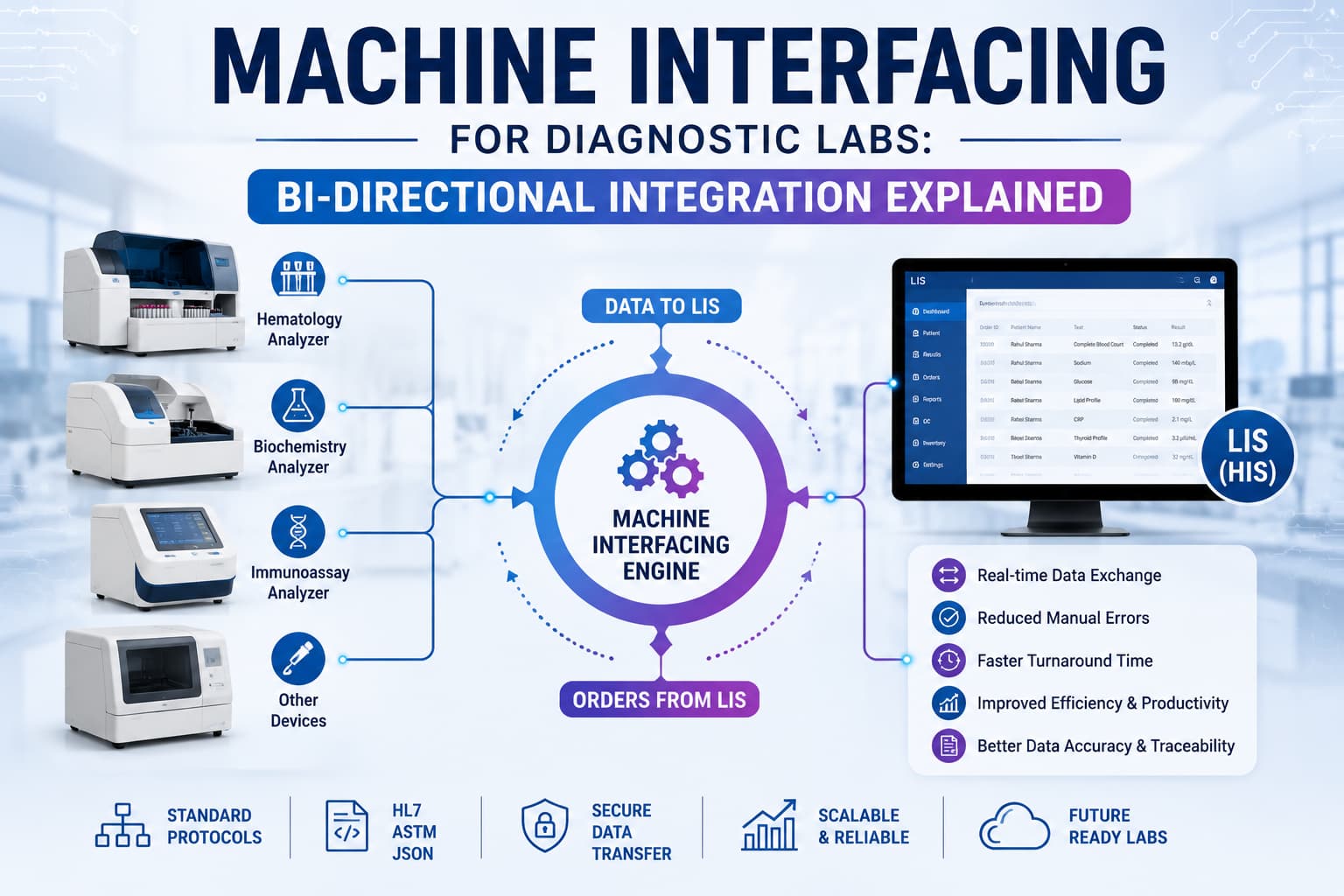 Machine Interfacing for Diagnostic Labs: Bi-Directional Integration Explained