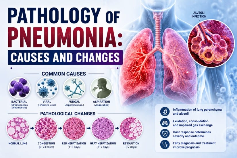 Pathology of Pneumonia: Causes and Changes