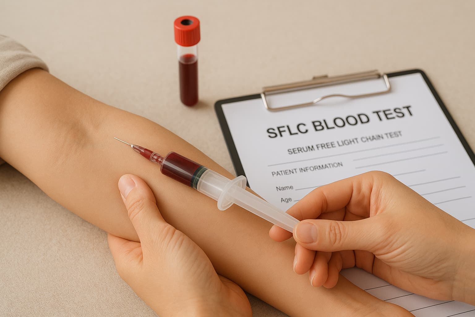SFLC Blood Test: Role in Diagnosing Plasma Cell Disorders