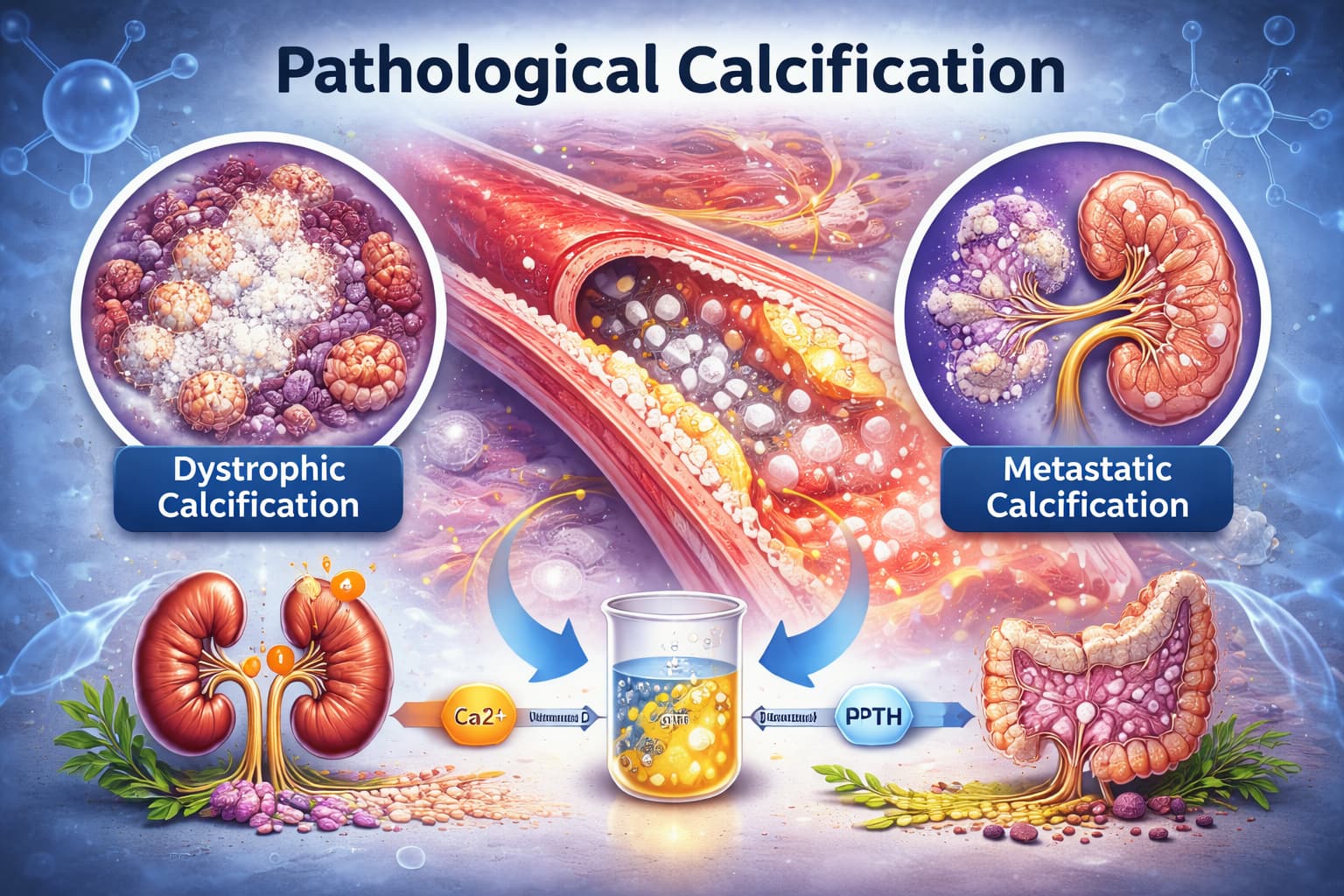 Pathological Calcification: Types and Mechanisms