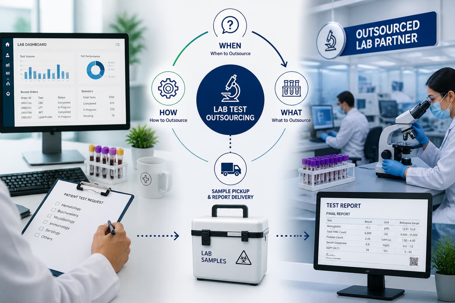 Lab Test Outsourcing Guide: When, What & How to Outsource