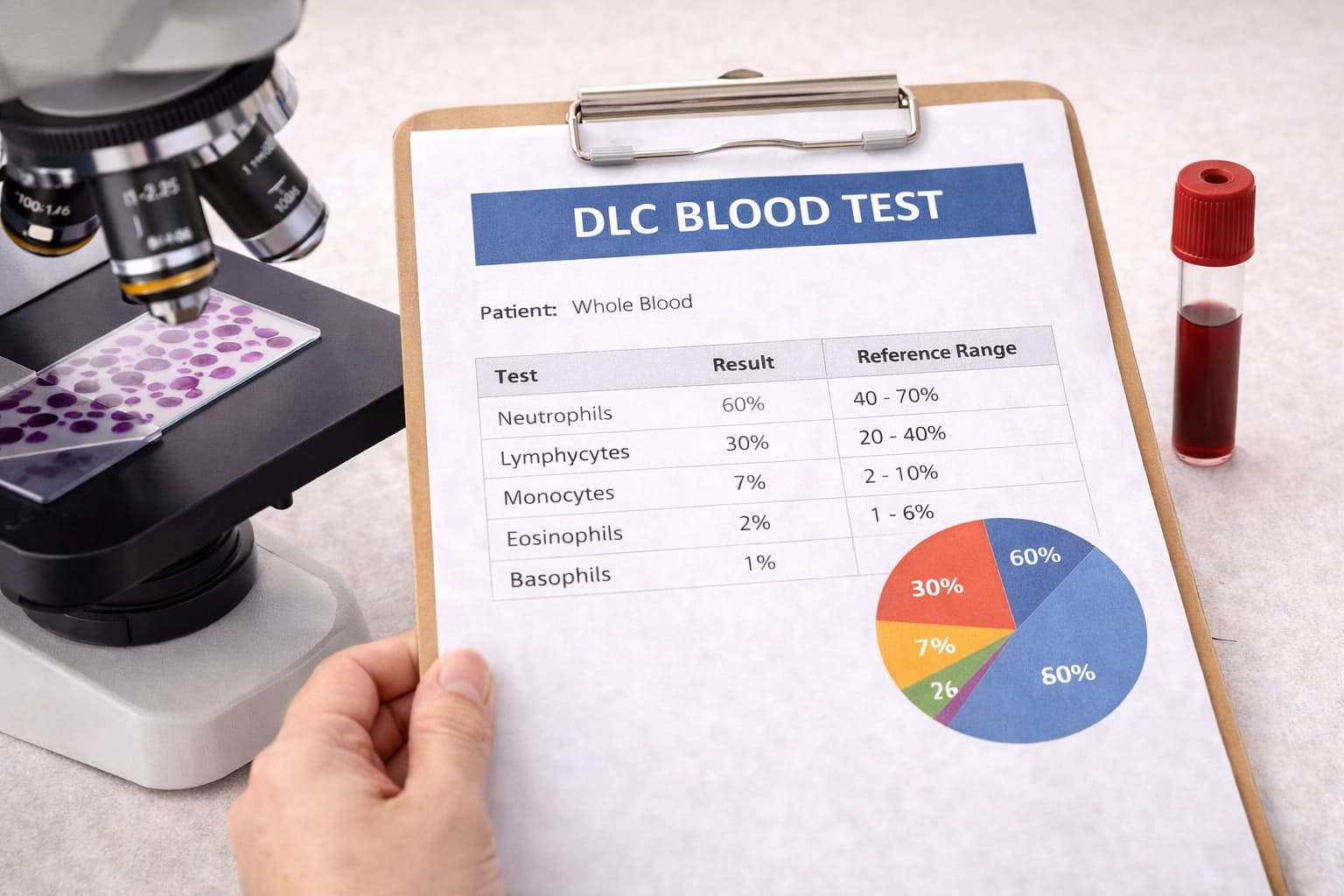 DLC Test: Understanding White Blood Cell Distribution
